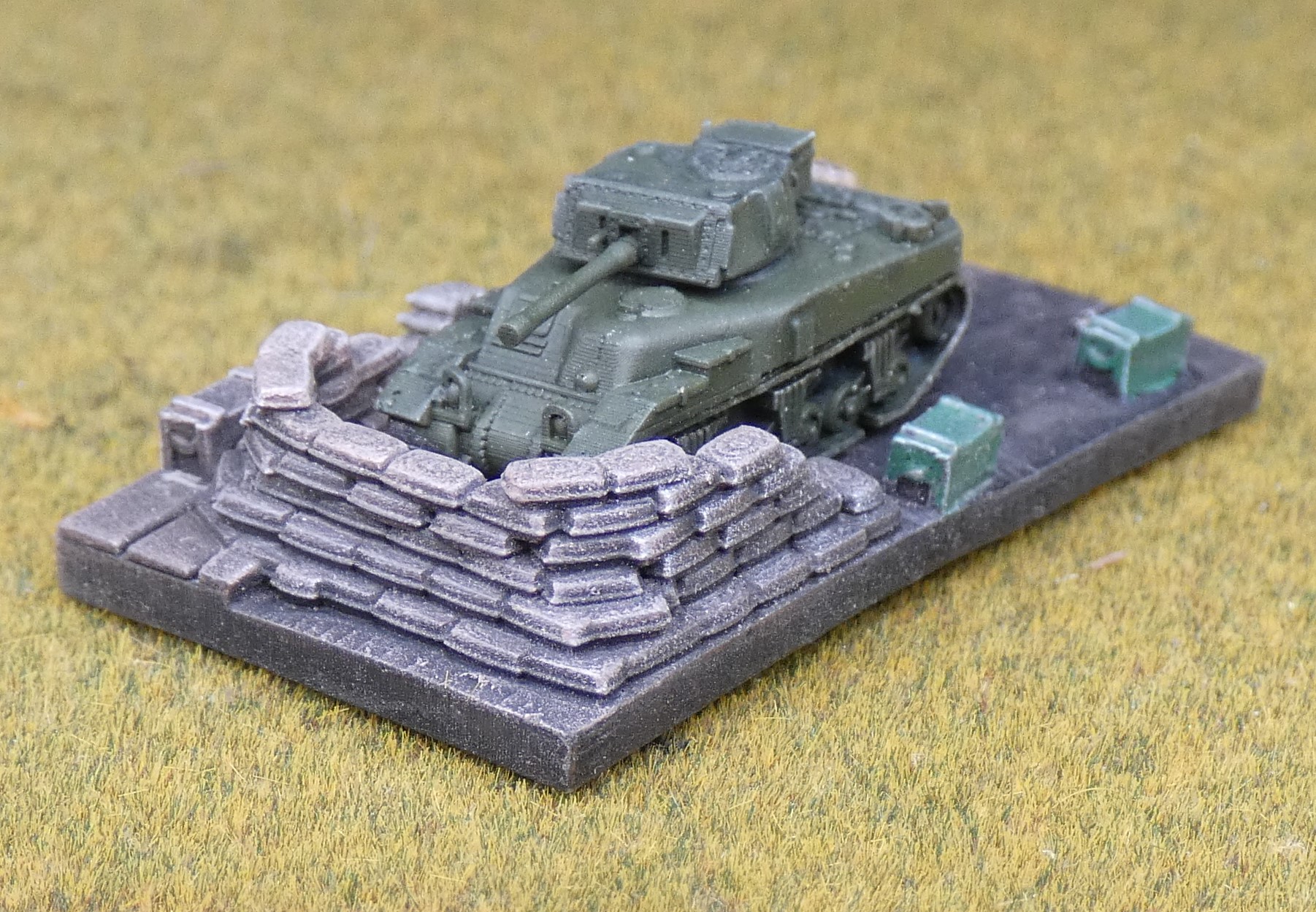 BS0120 RAM II Later 6pdr turret. Pack of 4.